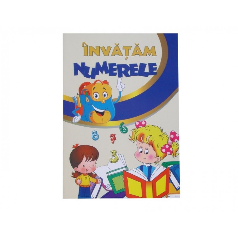 Carte de colorat cu cifre – învățăm numerele de la 1 la 20